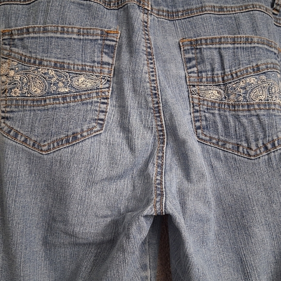 COS High Rise Crop Capris Embroidered Pants   Size 14 - Picture 7 of 9